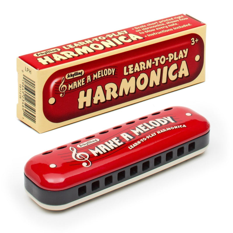 Schylling learn to play harmonica
