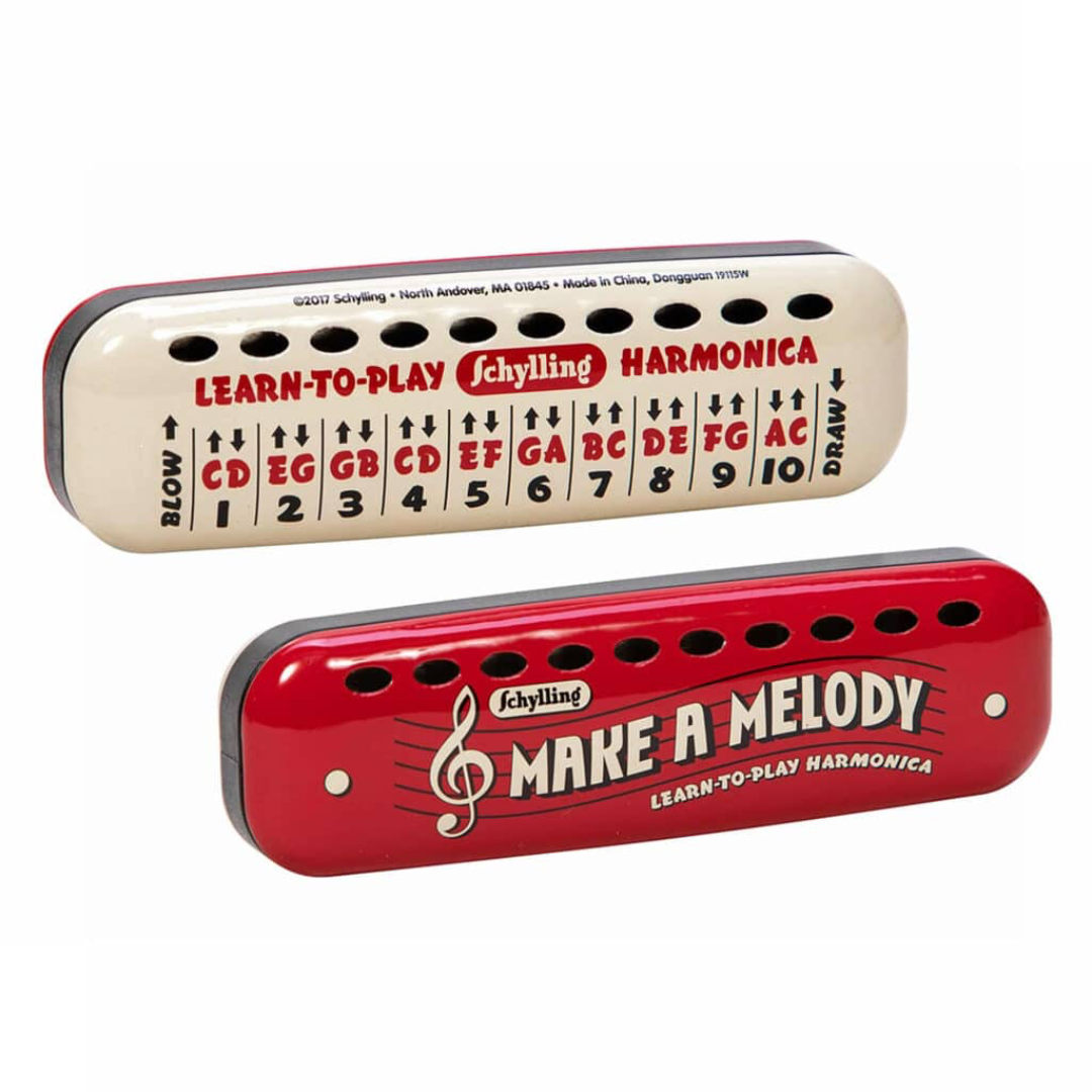Schylling learn to play harmonica
