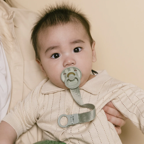 Bibs Dummies Loop Clip - Sage