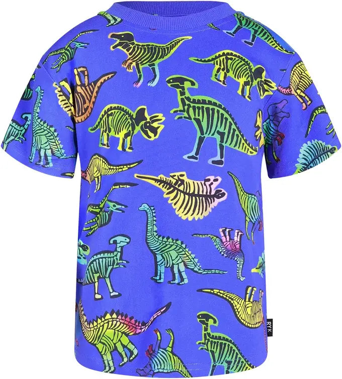 Rock Your Baby Tee in Dino Blue