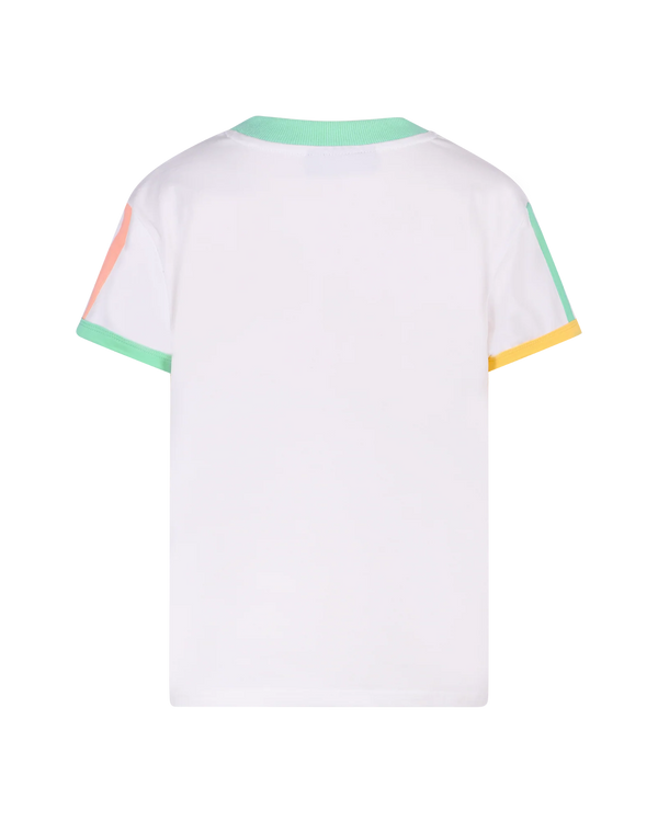 Rock Your Baby Dino Mite retro ringer tee in Cream