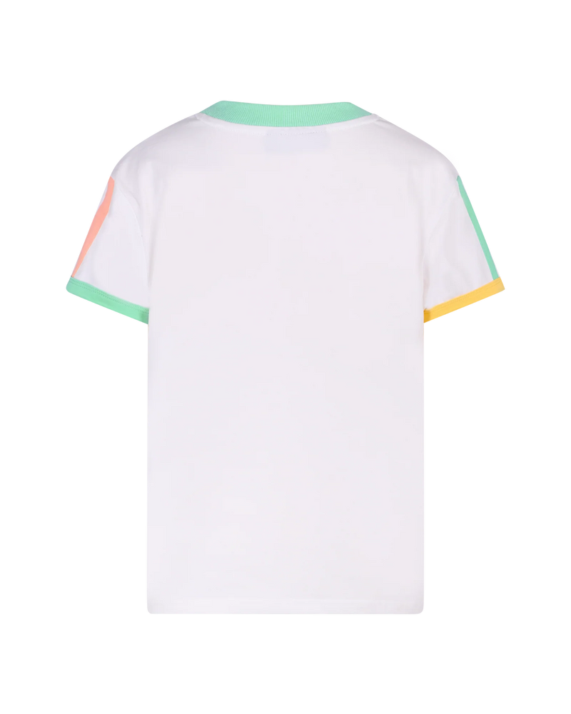 Rock Your Baby Dino Mite retro ringer tee in Cream