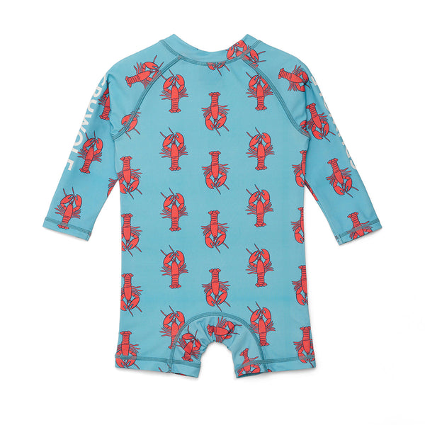 Crywolf rash suit in Little Lobsters