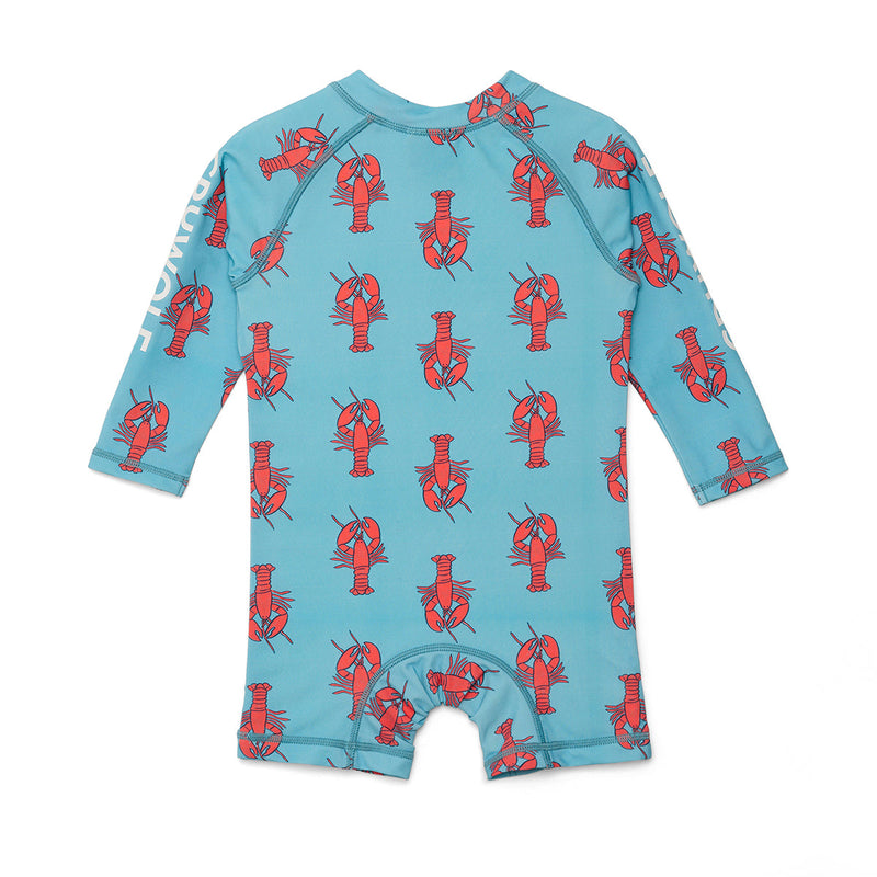 Crywolf rash suit in Little Lobsters