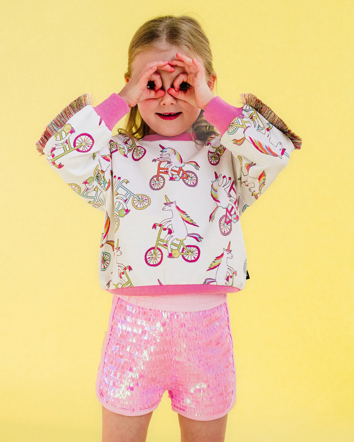 Rock Your Baby Glimmer Shorts in pink