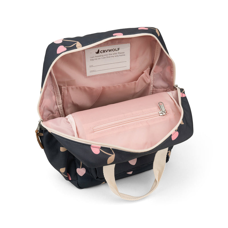 Crywolf Mini Backpack Cherry Hearts
