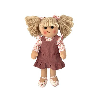 Hopscotch Collectible 35cm rag doll Addison - corduroy dress