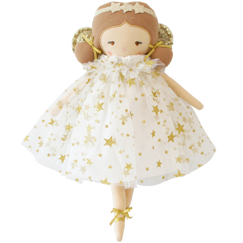 Alimrose Holly Fairy Ivory Gold Doll