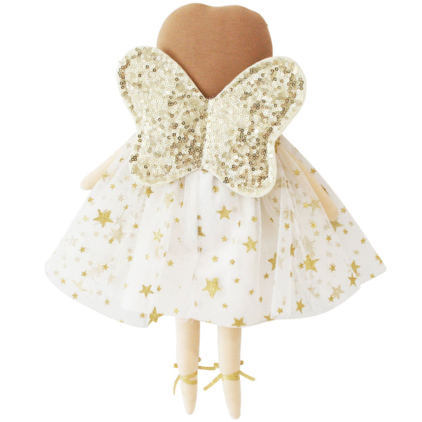 Alimrose Holly Fairy Ivory Gold Doll