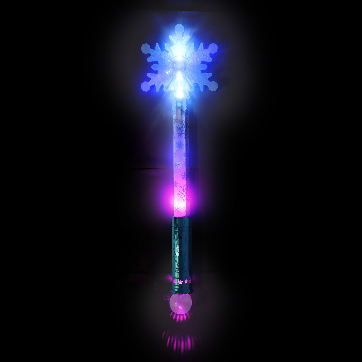 Pink Poppy Magical Snowflake Light Up Wand
