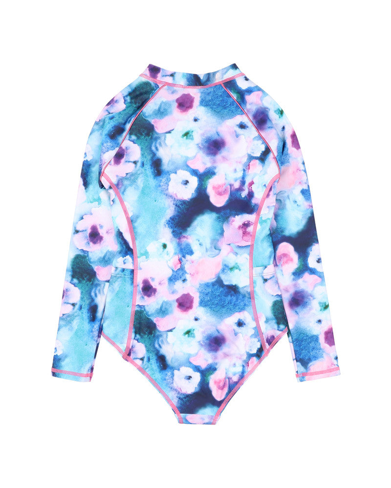 Minihaha Tory Print LS Sunsuit Tory Print in Multi