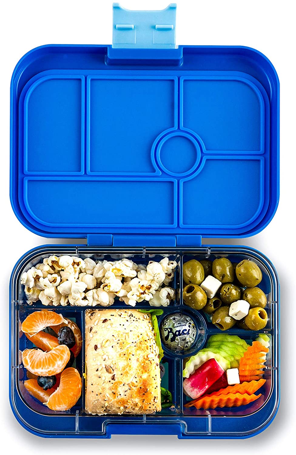 YumBox ORIGINAL Bento Lunch Box Monster Tray in True Blue