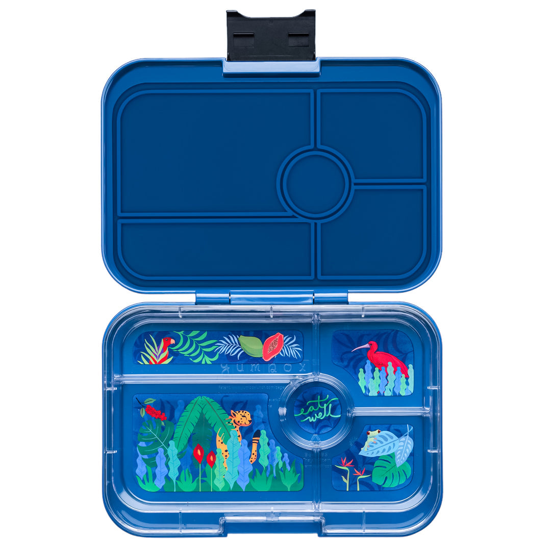 Yumbox Tapas Bento Box - Blue - 5 Compartment Tray