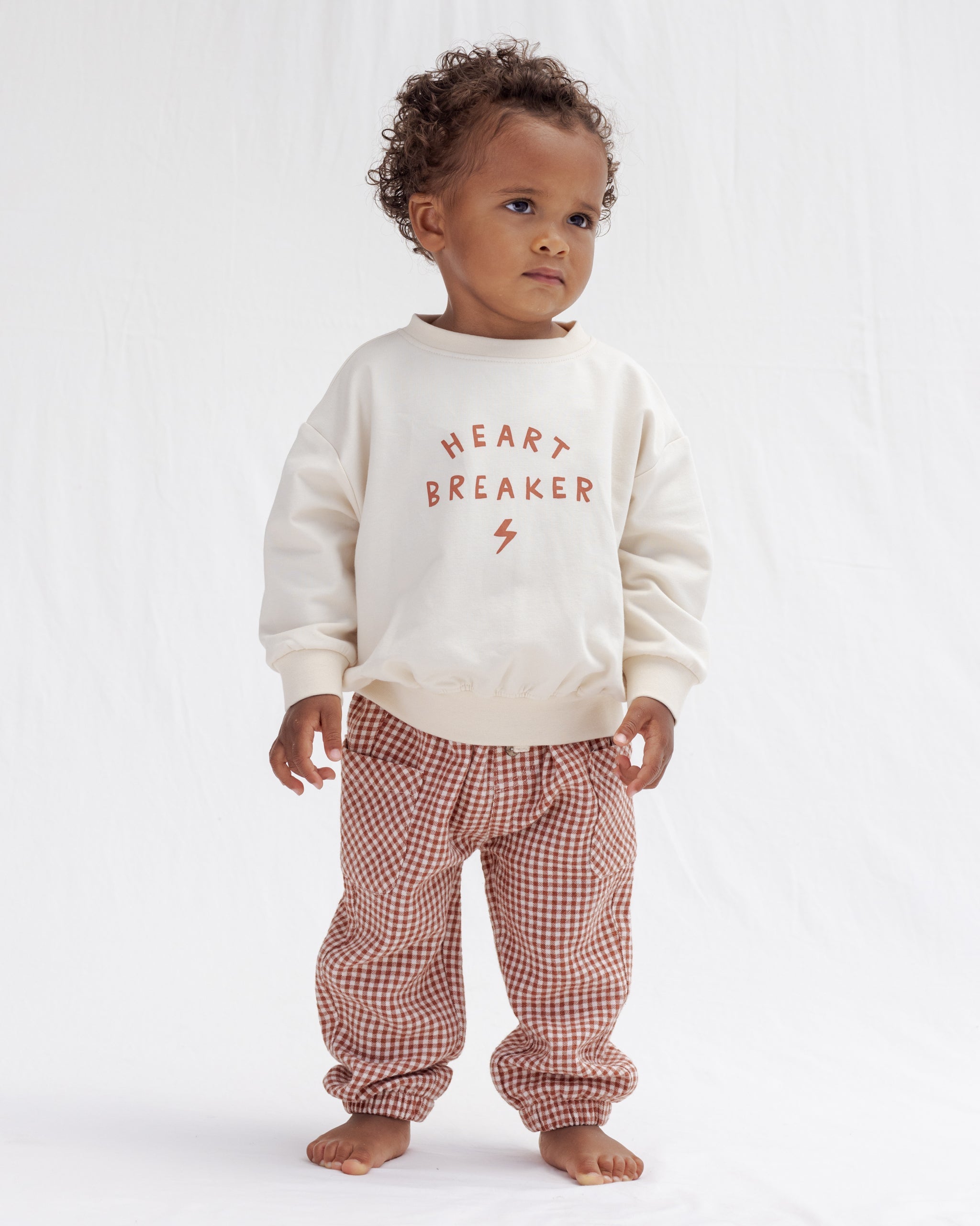 Quincy Mae Luca Pant Red Gingham