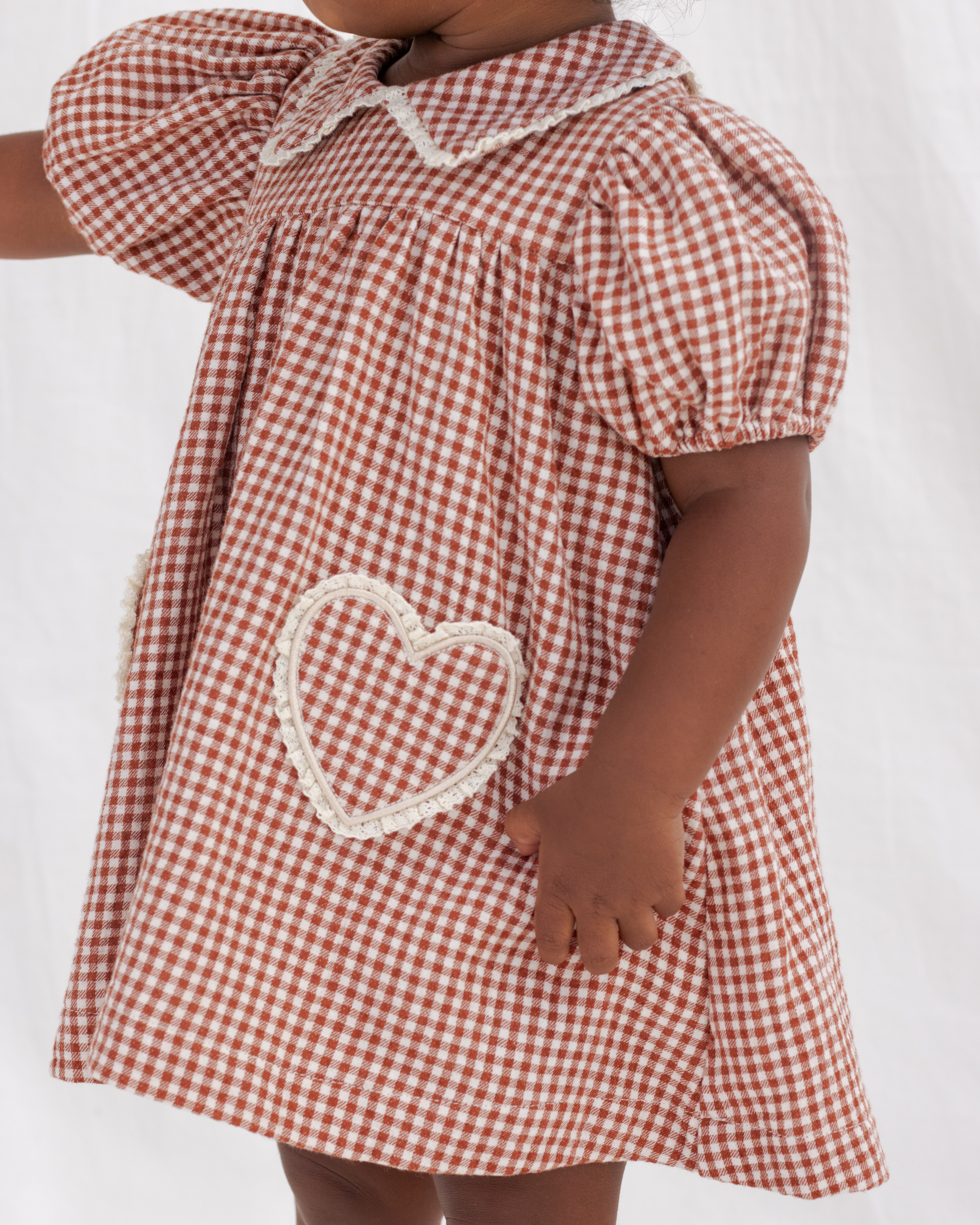 Quincy Mae Coraline Dress Red Gingham