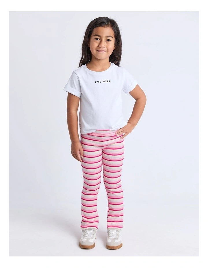 Eve Girl Annie Rib Flare in Pink