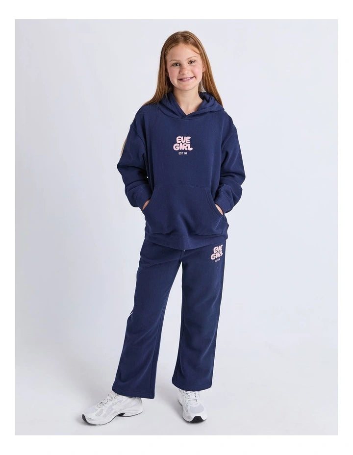 Eve Girl Sports Club Hoodie in Navy