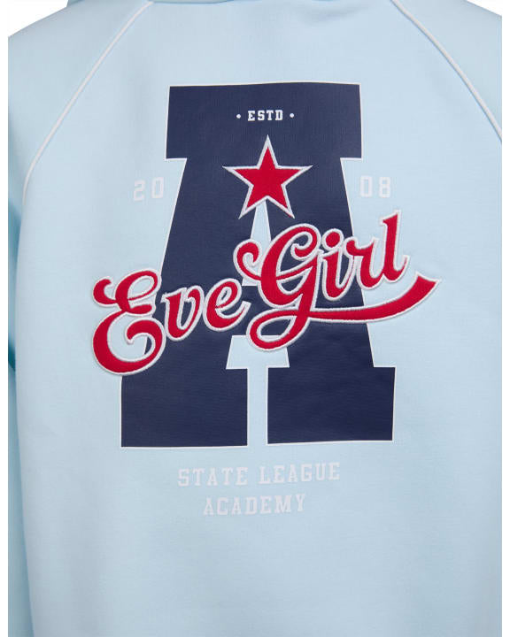 Eve Girl State League Hoodie in Light Blue