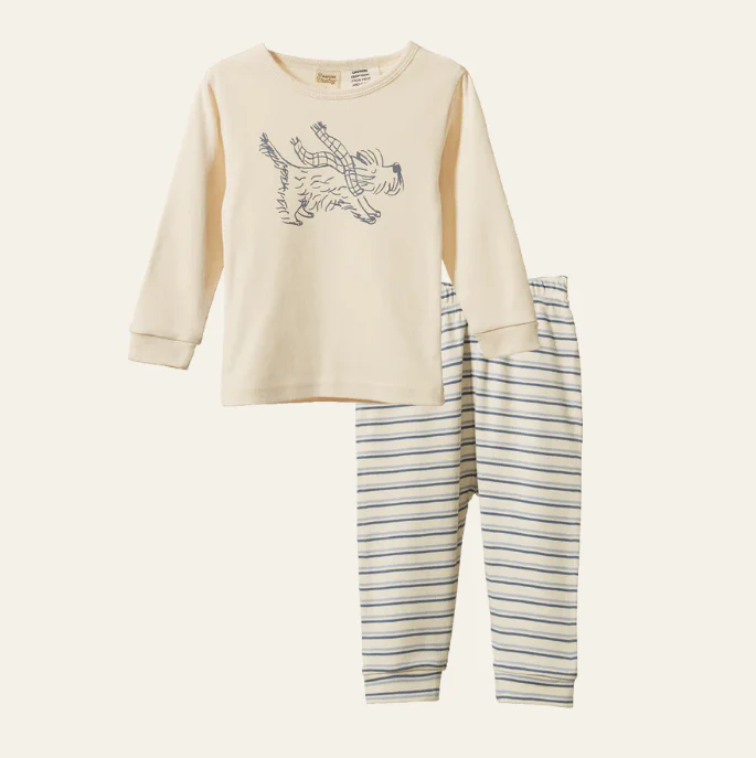 Nature Baby LS Pyjama Set in Franklin Print