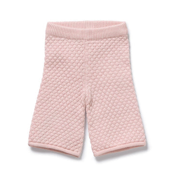 Wilson & Frenchy organic knitted bubble pant in marshmellow