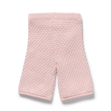 Wilson & Frenchy organic knitted bubble pant in marshmellow