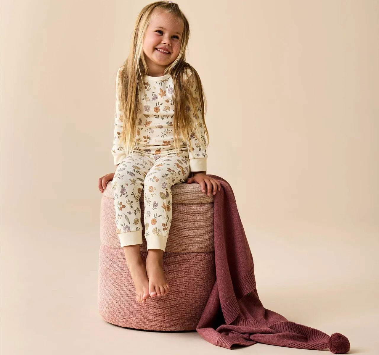 Wilson & Frenchy Organic Cotton Pyjamas in Maple Glow