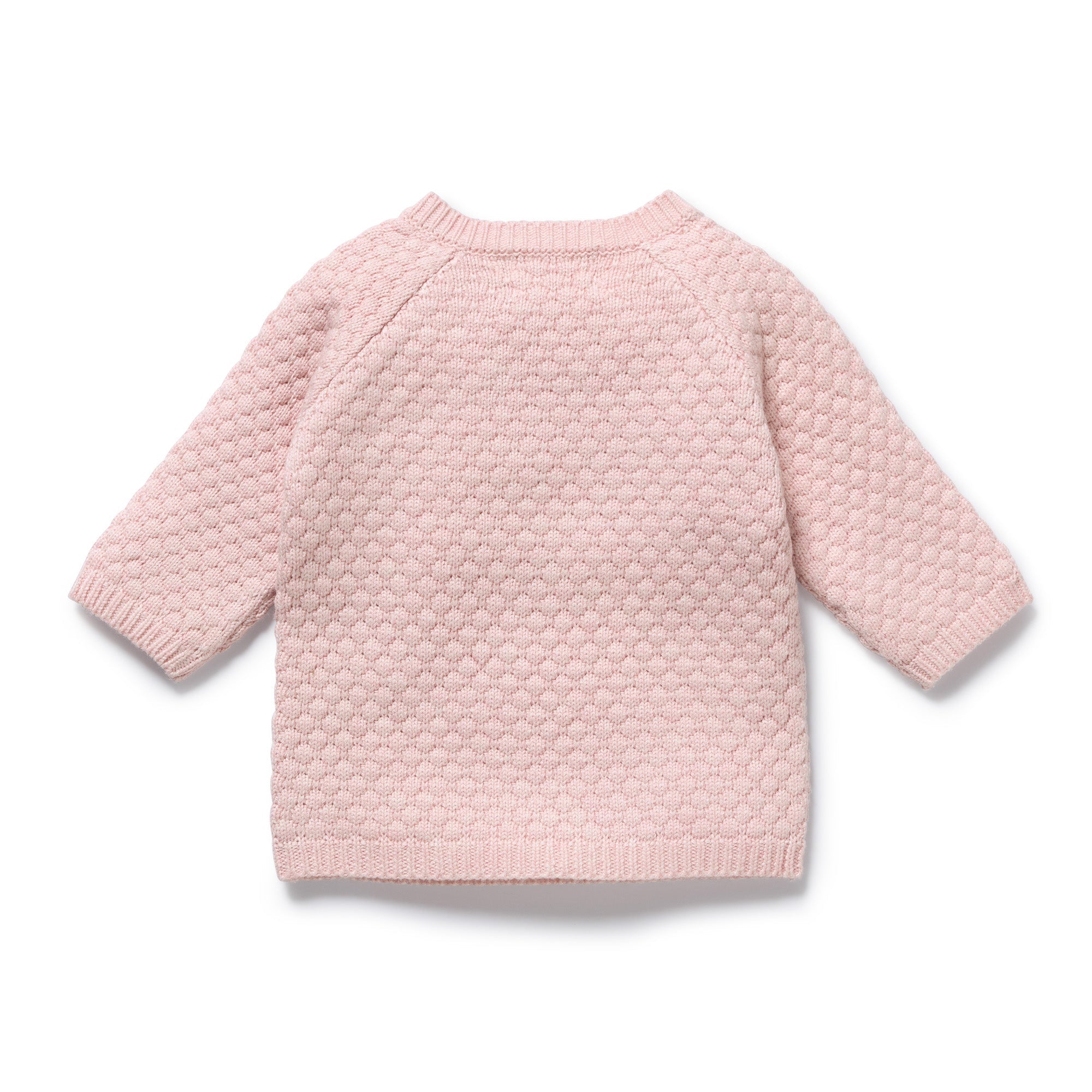 Wilson & Frenchy organic knitted kimono cardigan in Marshmellow