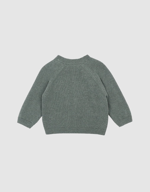 BEBE OTTO PROUD PUPPY ORGANIC KNITTED JUMPER