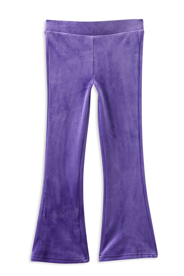 Milky Velour Flares in Violet