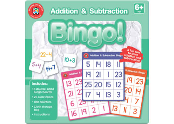 Learning can be fun - Addition and Subtraction Bingo