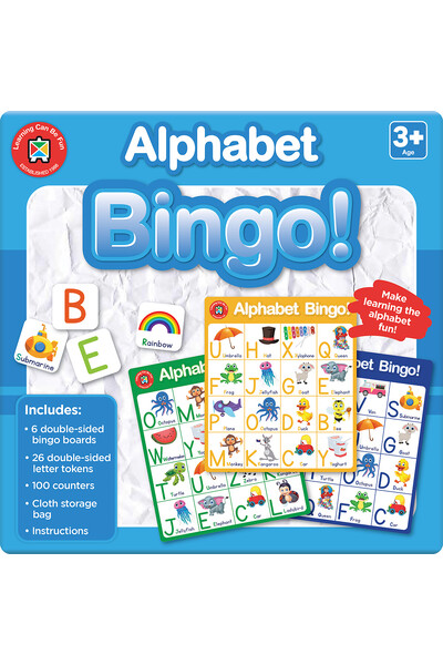Learning can be fun - alphabet bingo