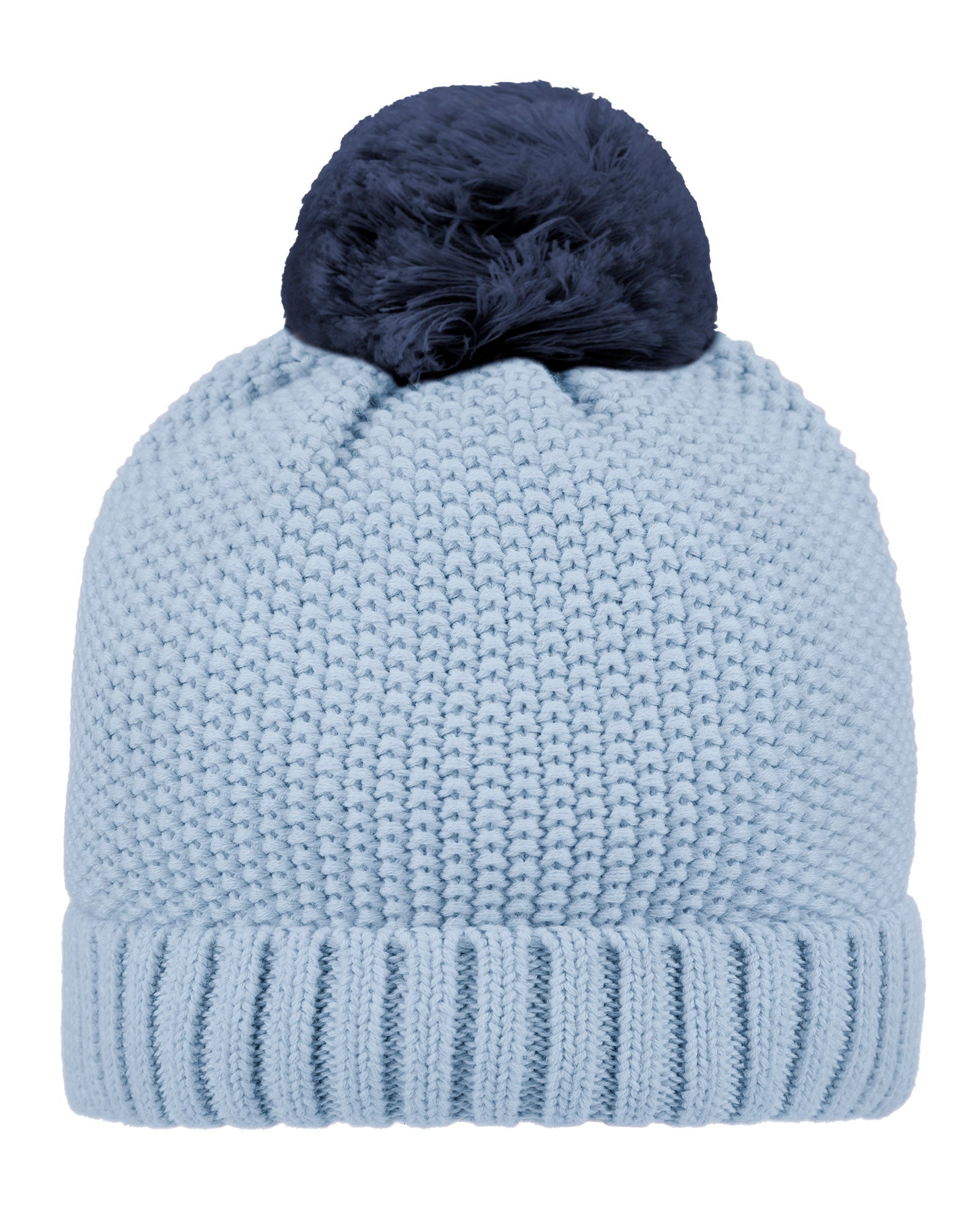 Organic beanie bobby bluebell in blue