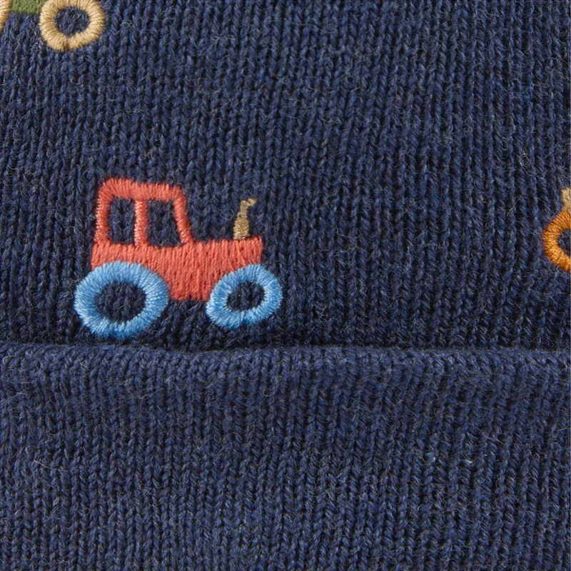 Organic beanie mystical tiny tractors