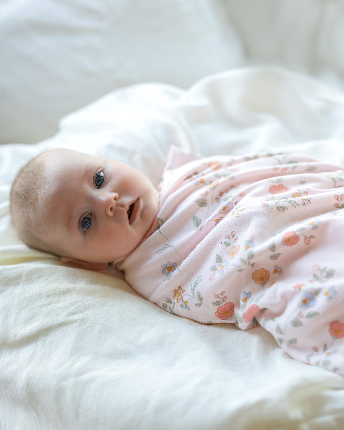 Toshi Baby Wrap Knit Classic in cottage garden