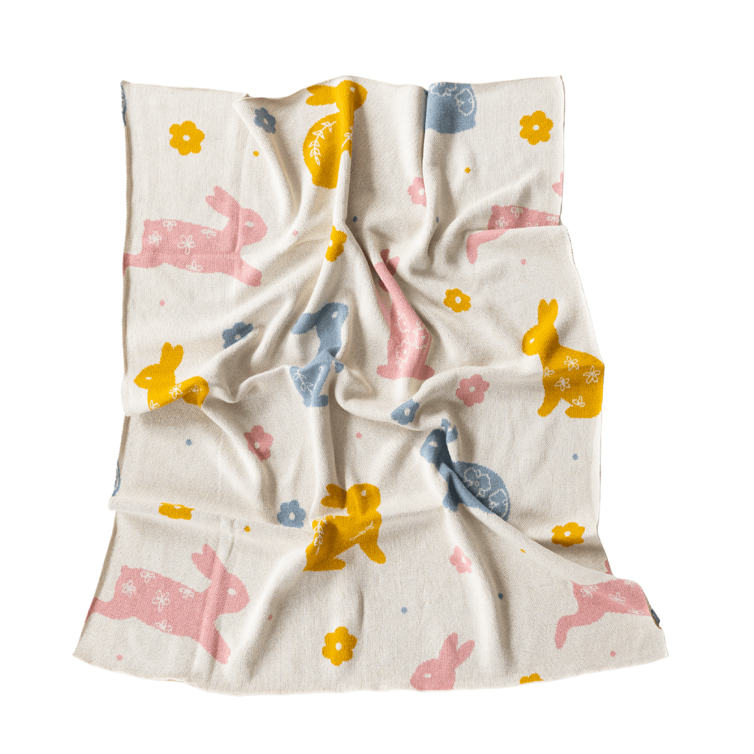 di LUSSo living baby blankets - Rainbow Rabbits