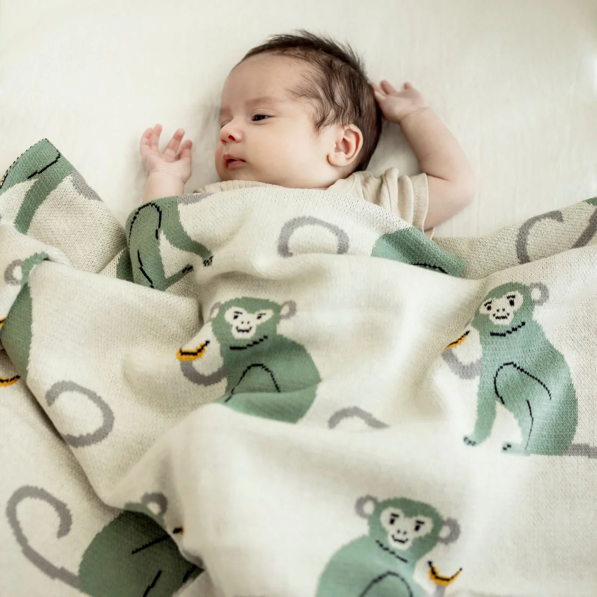di LUSSo living baby blankets - Monkey