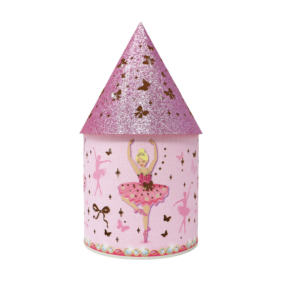 Pink Poppy Ballerina LED Colour Changing Nightlight