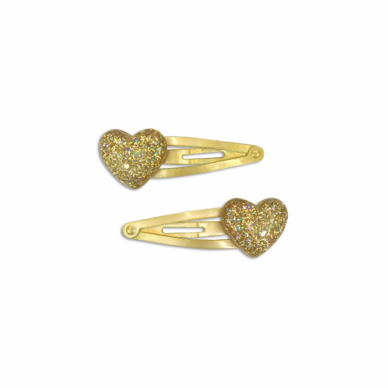 Heart Snap Clip from Milk x Soda in Gold