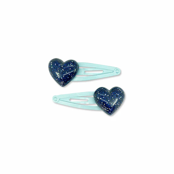Heart Snap Clip from Milk x Soda in Navy