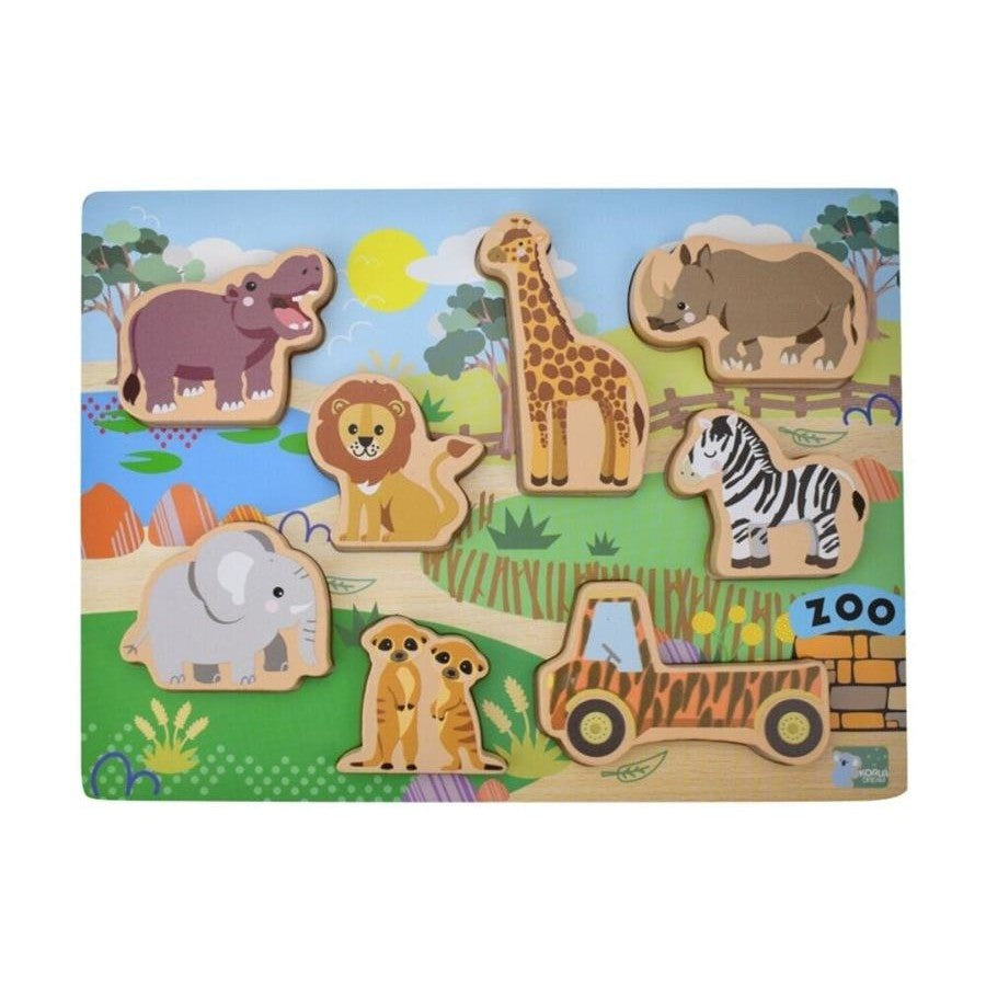 Koala Dream Chunky Puzzle - Zoo Animals