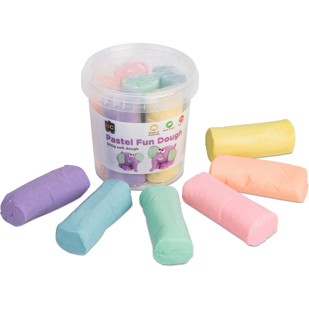 EC pastel fun dough 900g assorted colours