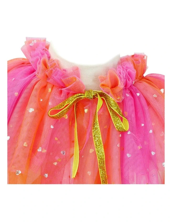 Pink Poppy Fairy Sparkle Cape