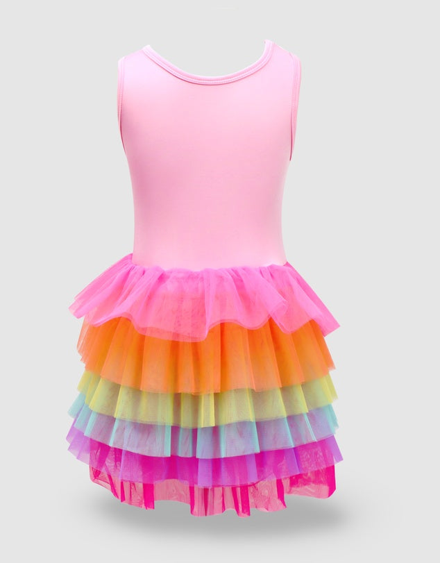 Pink Poppy Fairy Butterfly Friends Dress