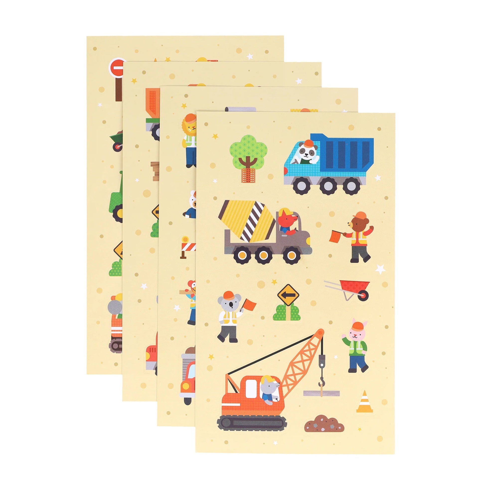 Petit Collage Little Builders Mini Sticker Set