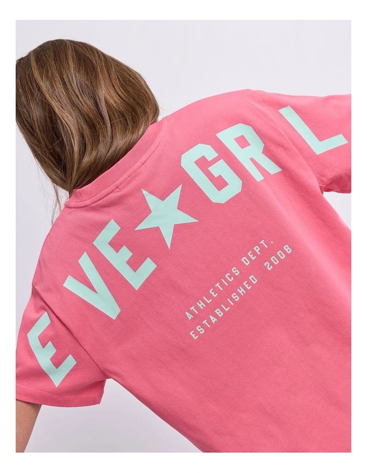 Eve Girl Motion Tee in Rose