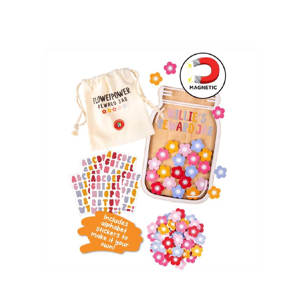 Learning can be fun - Flower Power Reward Jar