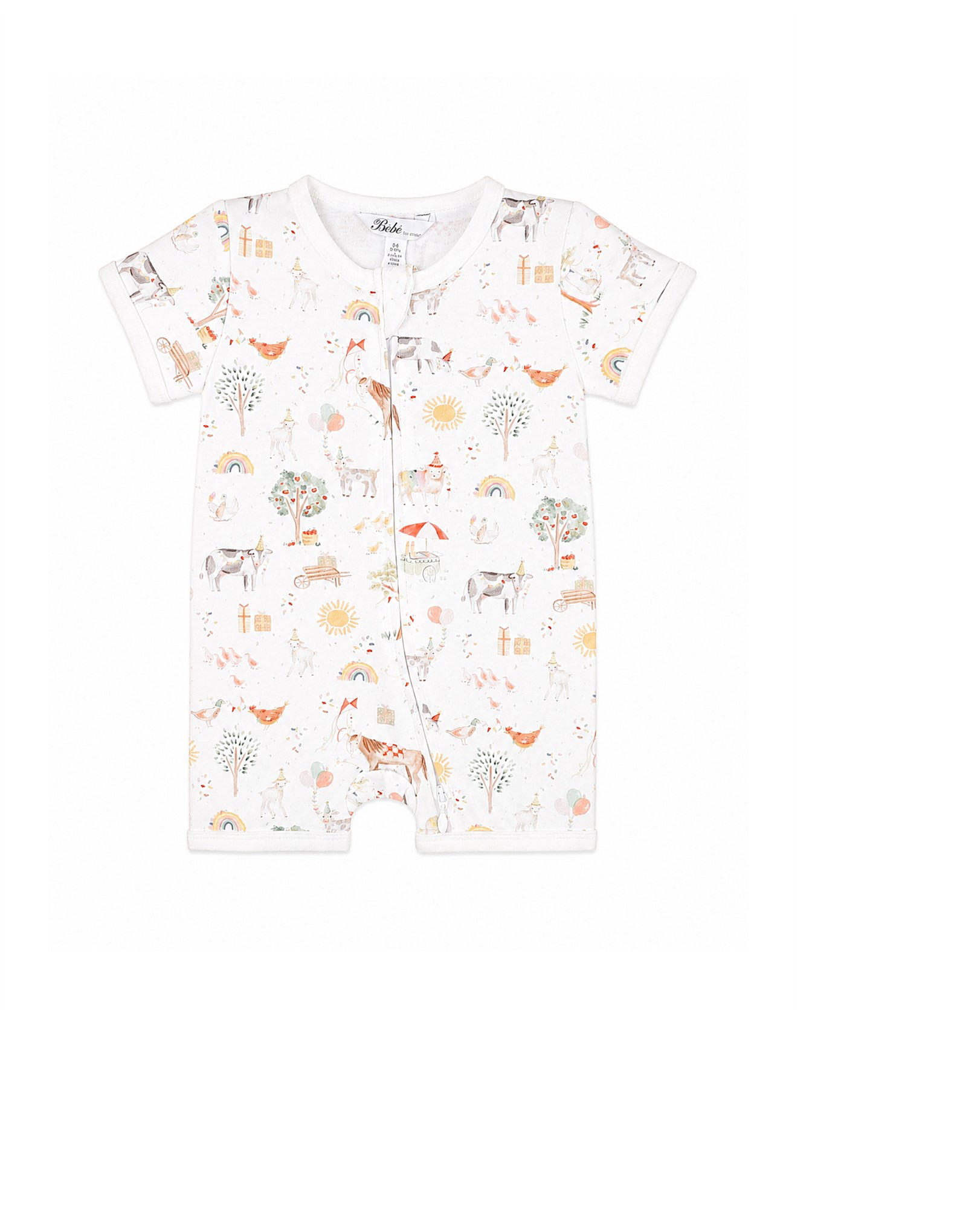 Scout Organic SS ZIP Romper