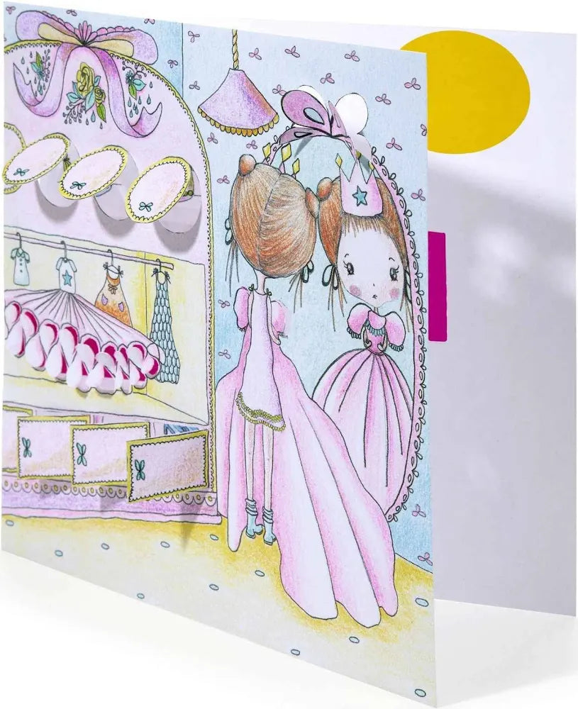 Djeco Pupis Little Doors Colouring Surprise Kit
