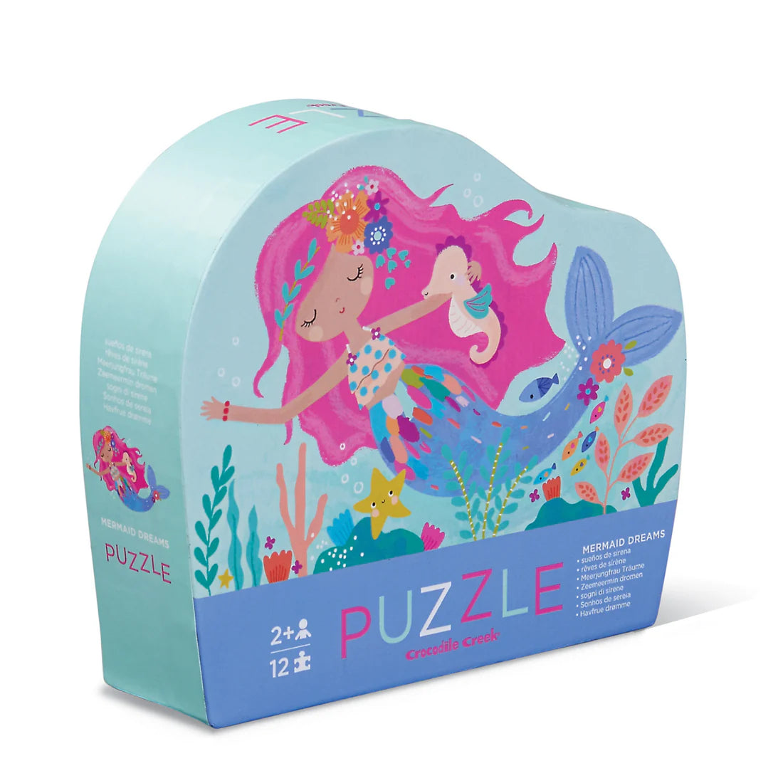 Crocodile Creek 12pc Mini Puzzle - Mermaid Dreams