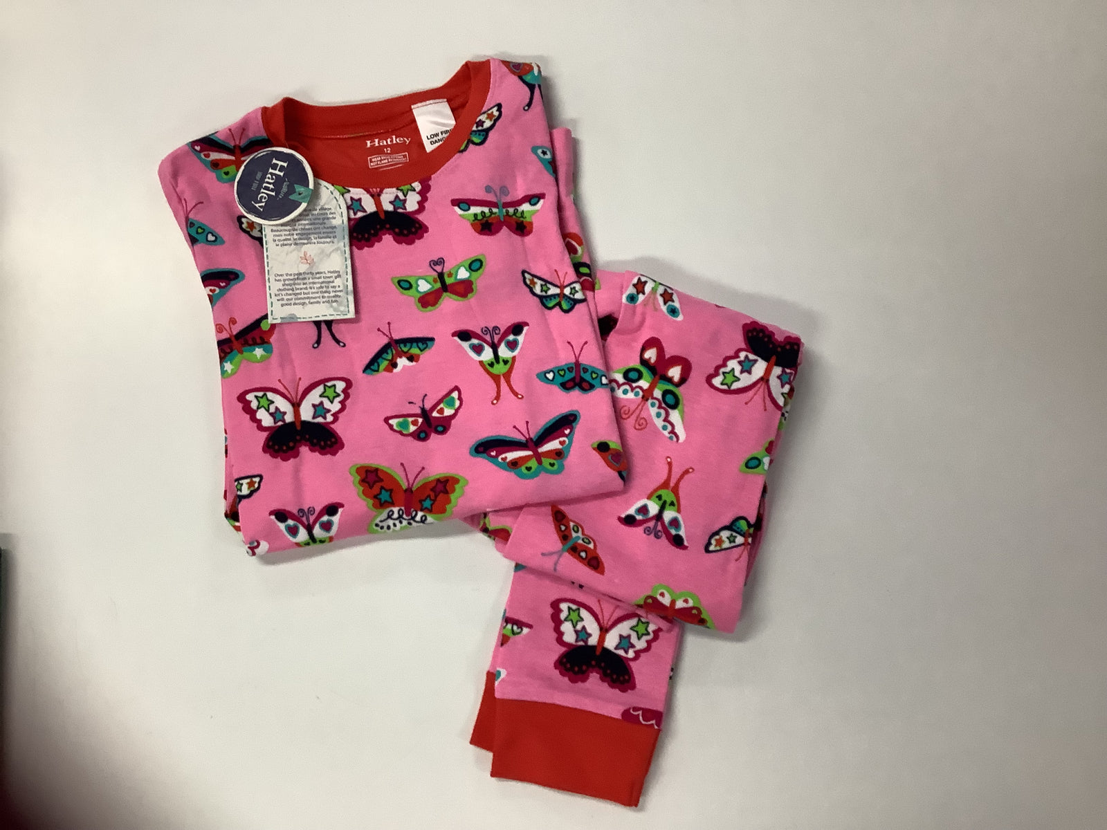 Hatley electric butterfly organic cotton Pajama set